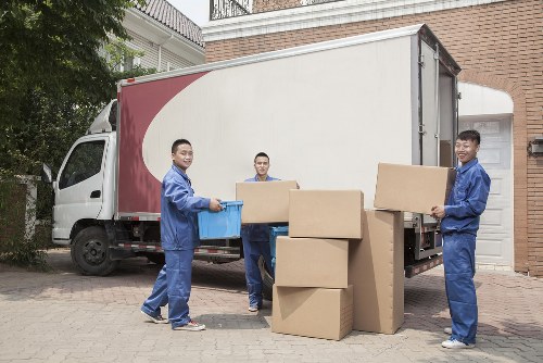 Local van service handling furniture collection in Docklands