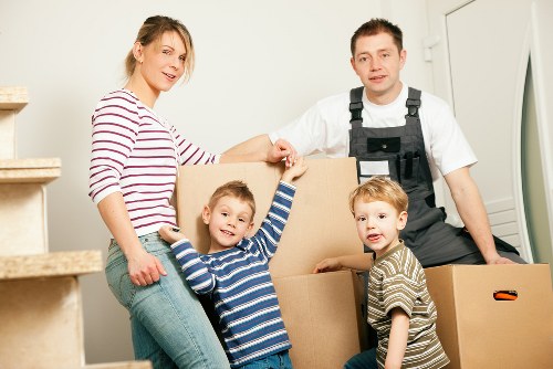 Docklands removals team planning access and parking for a flat move