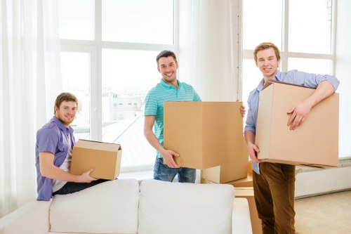 Local removal van for office and residential moves in Docklands