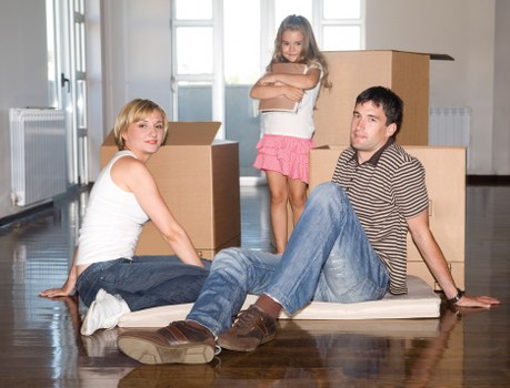 Apartment furniture pick-up with lift access and loading bay in Docklands